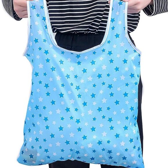 Foldable Reusable Grocery Shopping Tote Bags, 6 Pack Eco-friendly Travel… - Picture 5 of 7